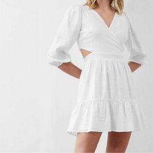 Express Cutout Sundress with tie back. Super cute fit!